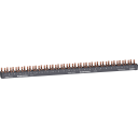 Schneider Electric Løkkesamleskinne 3P+N 80A 24M Bunnmontering A9XPH724 Hvit 5 Stk