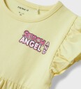 Name It Kjole   NmfPassa   Stitch   Pastel Yellow   Name It   1½ år (86)   Kjole   Gul