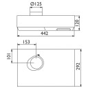 Røroshetta 480-12/16 Ventilator Innsats Sentralavtrekk