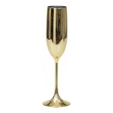 Hisab Joker Champagneglass i Plast, Gull
