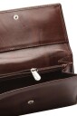 Nord Leather Stor dame skinn Portemone 12 kortlommer/ myntlomme Brun