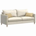  Sofaputer 2 pcs Grågrønn 50 x 30 cm Corduroy stoff
