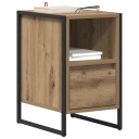  Nattbord 2 pcs Kunstnerisk Eik 39,5 x 30 x 50 cm Konstruert tre