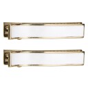 By Lyko Enameled Metal Hair Clips White