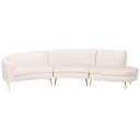 U formet sofa Moss   Beige Gull