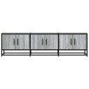  TV-benk grå sonoma 150x35x41 cm konstruert tre og metall 8721102839214