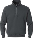 Acode Sweatshirt Med Kort Dragkedja 1737 Swb Mörkgrå 2xl