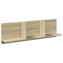  Veggskap 100x16,5x30 cm sonoma eik konstruert tre