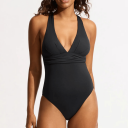 Seafolly S.collective Cross Back One Piece Black 38