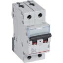 Legrand 5 stk TX³ MCB automatsikring C0.3 2P 2M 6/6kA