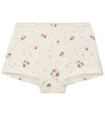 Minymo Hipsters   2 pack   Viskose   Peach Pisk m. Blomster   Minymo   2 år 92   Hipsters Hvit Rosa