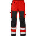 Fristads Byxa 2026 Plu, Klass 2 Varsel Röd/svart C44