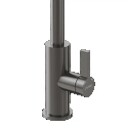 Lavabo Alkymist 587 RS kjøkkenkran med uttrekkbar overflate, pistolmetall Sort krom