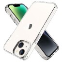 Stylish Glitter Series iPhone 14 TPU-deksel Gjennomsiktig
