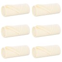 vidaXL Kastepledd 6 pcs Krem 200 x 150 cm Fleece