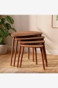 Hanah Home   Settbord 4 deler Nora   Brun
