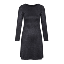 Arya Dress Dark Navy XL Lurex knit dress