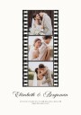Romantic Wedding Film Strip Mr and Mrs Plakat Plakat / 30x40cm