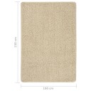vidaXL Flossteppe kremhvit 160x230 cm sklisikkert