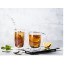 Zwilling  Sorrento glassugerør vinklede og børste 4 stk transparent