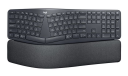 Logitech Ergo K860 Split Keyboard For Business - Tastatur - Trådløs - Bluetooth Le - Tysk - Grafitt