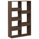  Bokhylle brun eik 100x33x155,5 cm konstruert tre