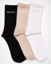 LEVITY 3-Pack Sport Sock Mix Black/White/Beige - 39-42