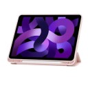 iPad Air 2020/2022/2024 Tech-Protect SmartCase Pen Tri-Fold Folio-deksel Rosa