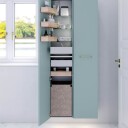 Dansani Inzo Høyskap m/1 dør 50x35x176 cm venstre Brun Eik