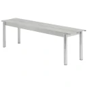 Muuto Linear Steel Benk 170x34 cm Warm Galvanized Steel