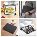 iPad Air 13 (2024) Dux Ducis Domo Tri-Fold Smart Folio-etui Svart