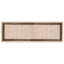  Teppe Runner MARSA Svart 100 x 300 cm Polyester og PVC