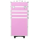 Vidaxl Sminketralle Aluminium Rosa
