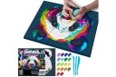 SPLAT PLANET - Clay painting on canvas 30x40cm - Panda (777682)