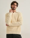 Selected Men Slhdereck Light Knit Relaxed Open P Strikkegensere Gul