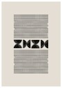 Geometric Harmony Poster Plakat / 40x50cm