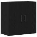  Veggskap Svart Eik 60x31x60 cm Konstruert tre