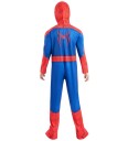 Rubies Sbn Spiderman Dlx Padded Jumpsuit W/ Boot Tops Snood Red 5-6Y