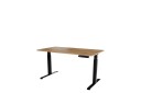 Adrianah Skrivebord 80x150 cm   Brun/Svart