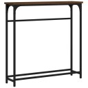  Konsollbord røkt eik 75x19,5x75 cm konstruert tre 8720845420901