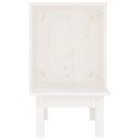 Vidaxl Kattehus Hvit 60X36X60 cm Heltre Furu