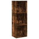 Bokhylle røkt eik 40x30x114 cm konstruert tre