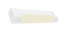 Titan 40 vegglampe for baderom 12W 2700 Kelvin IP44 m/stikkontakt Dimbar Hvit