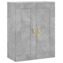  Veggskap betonggrå 69,5x34x90 cm konstruert tre