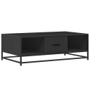  Salongbord svart 100x57x35 cm konstruert tre og metall 8721102838187