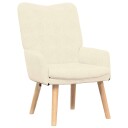  Avslappende stol Krem 63 x 67 x 94 cm stoff