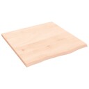 Benkeplate til bad 60x60x2 cm ubehandlet heltre