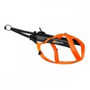 Non-Stop Dogwear Freemotion 5.0 Trekksele Hund Str. 3 Oransje/Svart