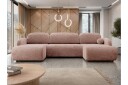Carve Sovesofa Dobbel Divan 3 Seter   Rosa