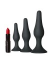 EasyToys buttplug sett 3 stk sort